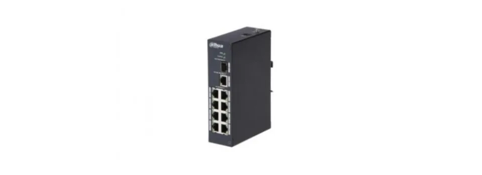 DAHUA DH-PFS3110-8T: 8-портовый коммутатор для IP-видеонаблюдения и локальной сети